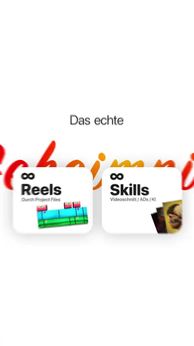 Das echte Geheimnis: After Effects template (Organic), motion design video