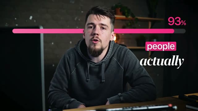 Cutloop Studio: KI-Talking-Head-Video für einen Schnitt-Service für kurze Videos, Sprecher mit Untertiteln und Motion-Design-Einblendungen im Format 16:9