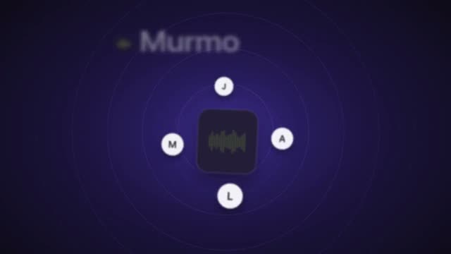 Murmo: KI-generierter Produktfilm für eine App für KI-Meeting-Notizen, Motion-Design-Video im Format 16:9
