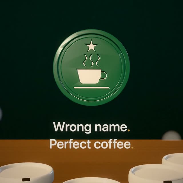 Starbrew: KI-generierter 3D-Werbefilm für einen Coffeeshop, eine durchgehende Kamerafahrt durch 3D-Welten im Format 1:1